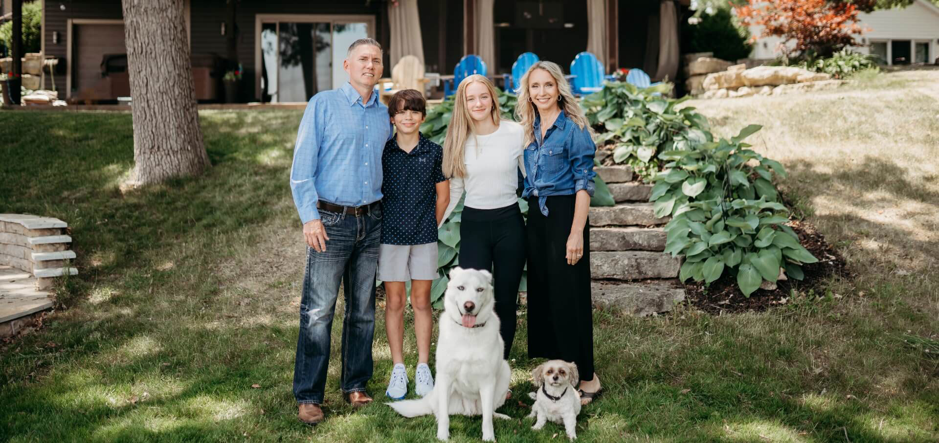 Dr. Angela Bauer and her family